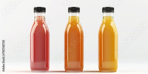 natural juices in bottles Generative AI
