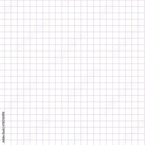Checkered school sheet seamless pattern. Handmade, not AI Vector illustration