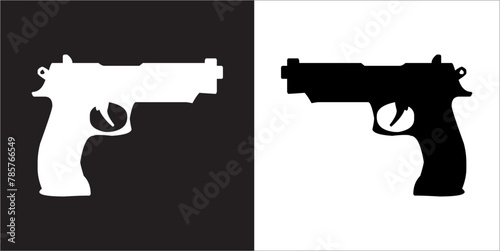 IIlustration Vector graphics of Pistol icon