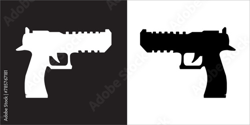 IIlustration Vector graphics of Pistol icon