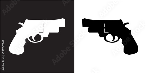 IIlustration Vector graphics of Pistol icon