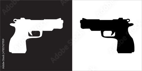 IIlustration Vector graphics of Pistol icon