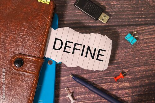 DEFINE word made with building blocks