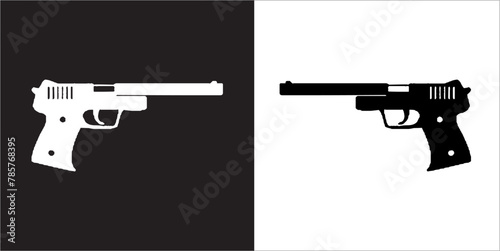 IIlustration Vector graphics of Pistol icon