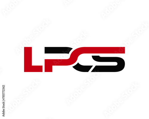 Creative  L P C S Letter Logo Design. Creative Modern LPCS Letters icon Vector Illustrator Ai CS File photo