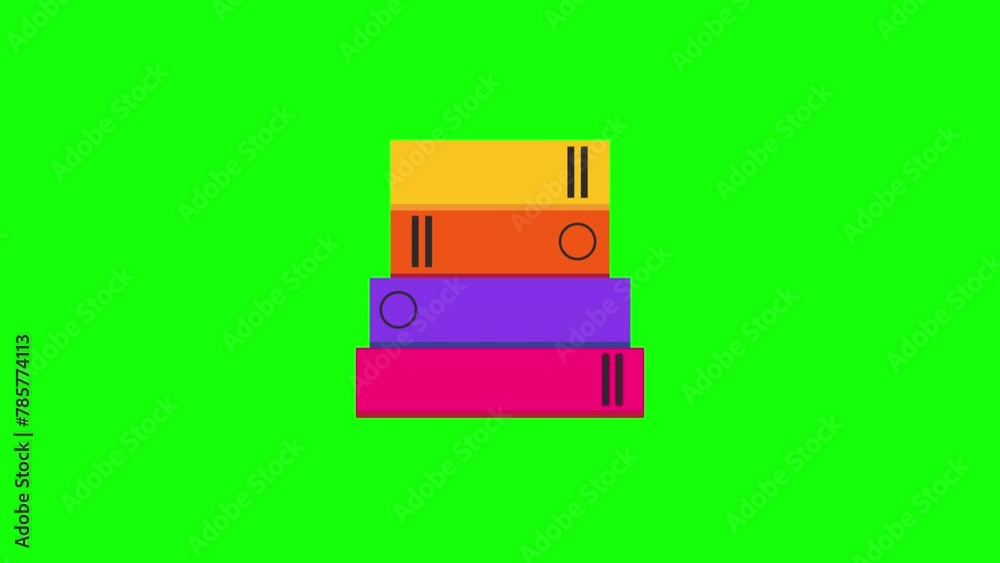 book with falling animation book with falling animation