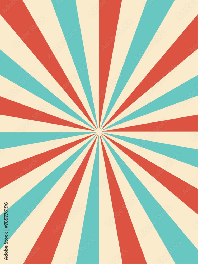 retro background. blue red beige theme vector illustration