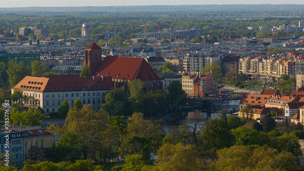 Fototapeta premium Miasto Wrocław Dolny Slask Polska