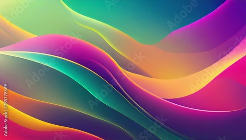 abstract colorful background, Dynamic Color Waves Flowing in an Abstract Swirl