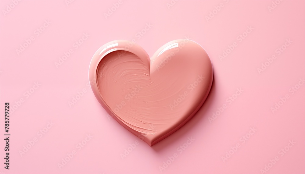 pink heart on a pink background