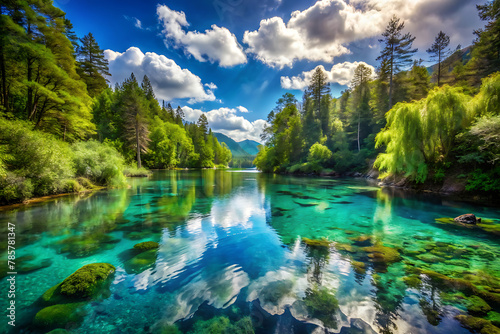 Celebrate Earth Day with a Stunning Nature Portrait  Lush Forests  Crystal-Clear Waters  Vibrant Wildlife  Sustainable Practices.