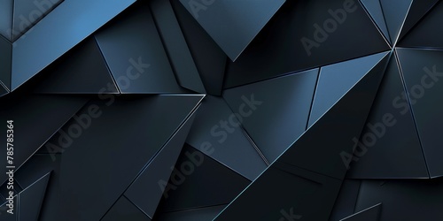 A black and white image of a patterned background with a blue triangle