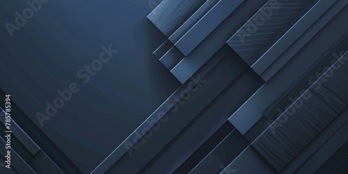Black and white patterned background with blue triangle accent. Minimalist design.