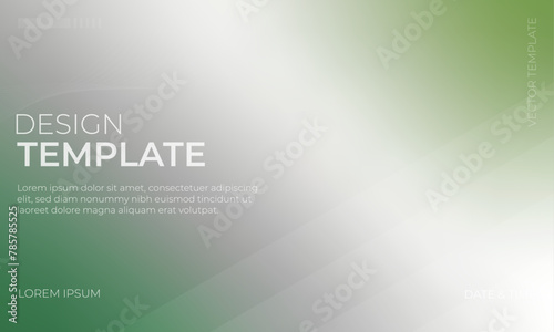 Modern Vector Gradient grainy texture featuring green white and gray hues