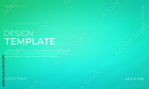 Vector Gradient Grainy Texture in Green White and Teal Colors