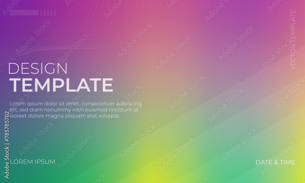 Hip and Cool Gradient Grainy Texture Background Design