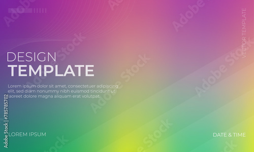 Hip and Cool Gradient Grainy Texture Background Design