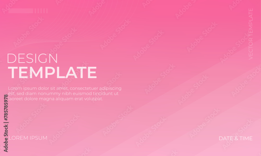 Hues of Pink Vector Gradient Texture with Subtle Grainy Effect