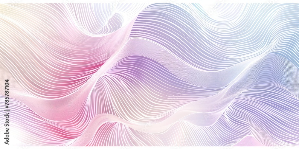 Pink and white background with flowing wavy line, elegant and dynamic design Pink and white background with flowing wavy line, elegant and dynamic design