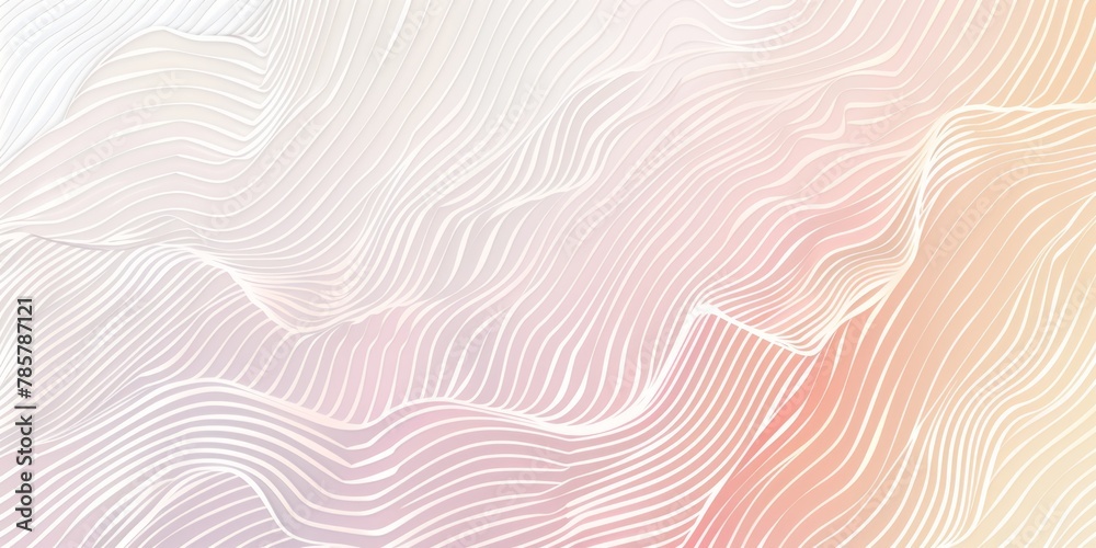 Soft pink and white background featuring undulating wavy line, creating a soothing and graceful atmosphere Soft pink and white background featuring undulating wavy line, creating a soothing and graceful atmosphere