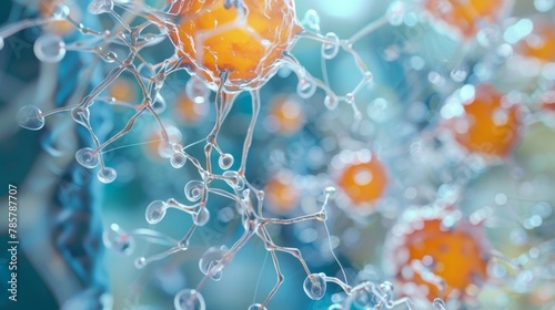 Delicate strands of cytoplasm connected to the cell membrane transporting vital nutrients.