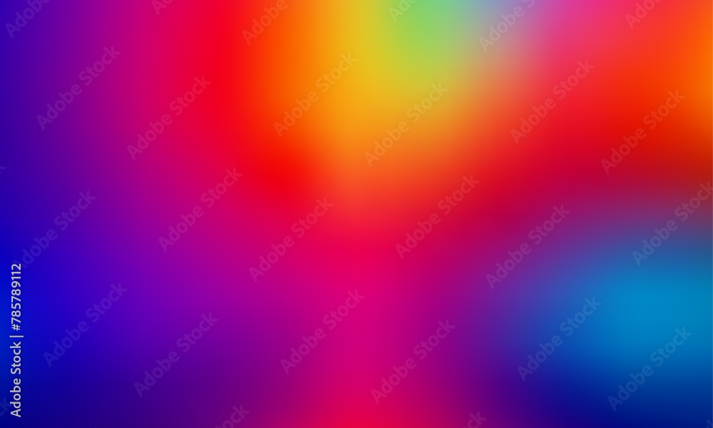 Smooth Vector Gradient Texture Background with Prismatic Spectrum Symphony