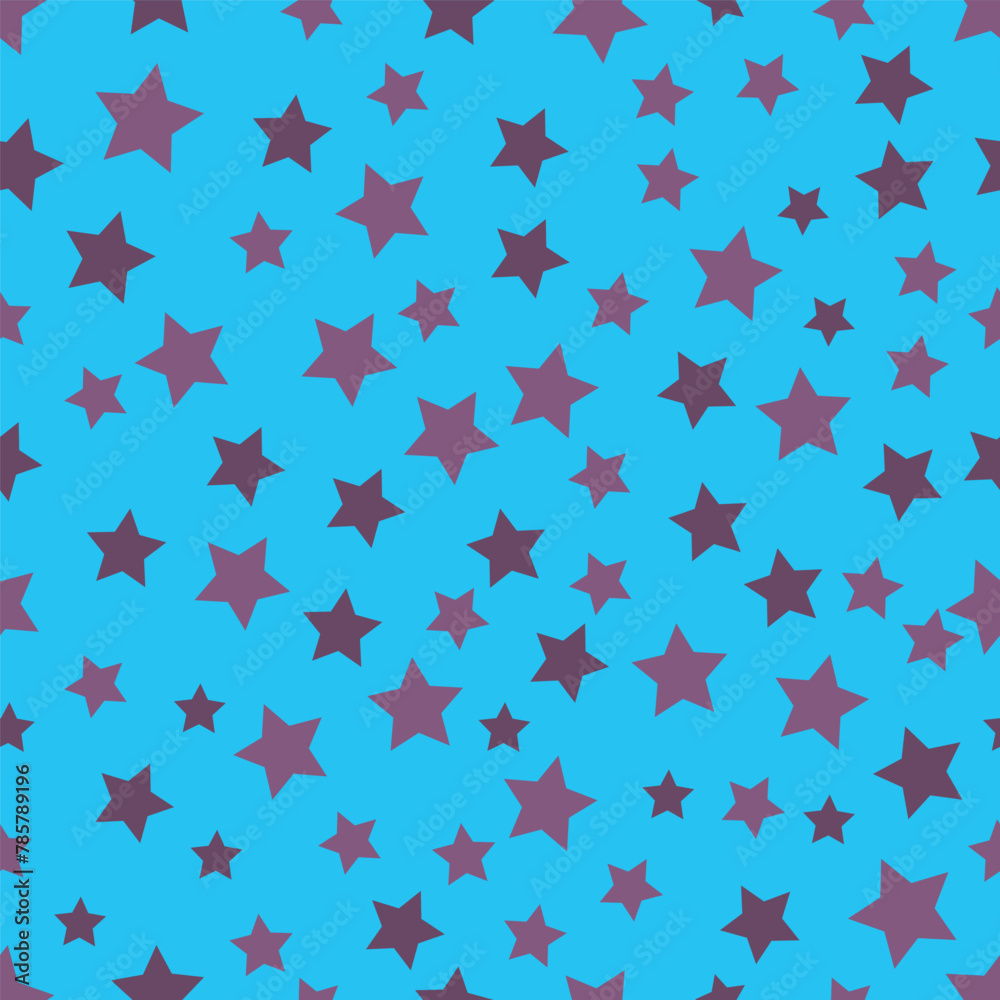 Stars and sky Seamless vector Flat geometric pattern texture. Multicolor abstract background for print and textile. Vector illustration. Stars and sky Seamless vector Flat geometric pattern texture. Multicolor abstract background for print and textile. Vector illustration.