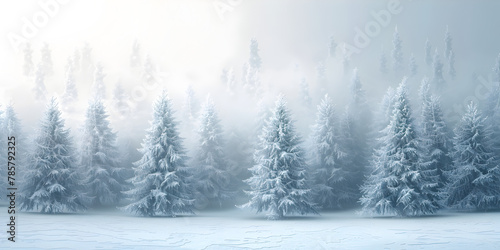 Snowy Christmas tree . © ALI