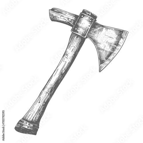 ax images using Old engraving style body black color only