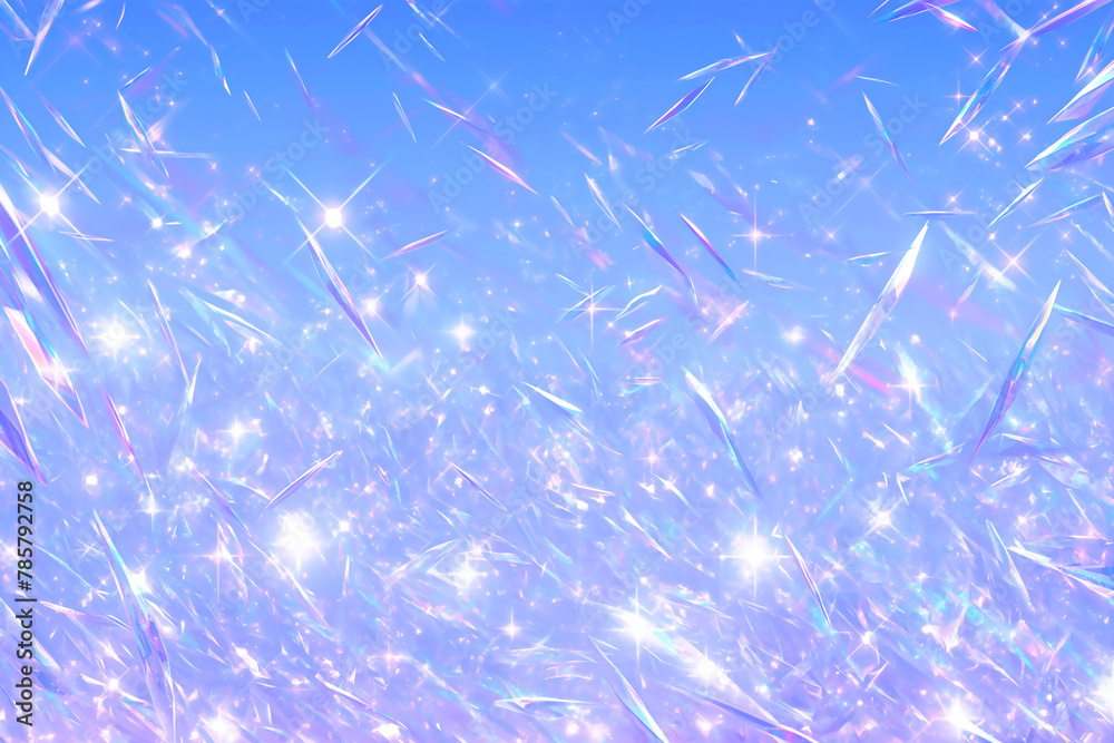 たくさんのガラスの破片がキラキラ光輝く背景 Stock-Illustration | Adobe Stock