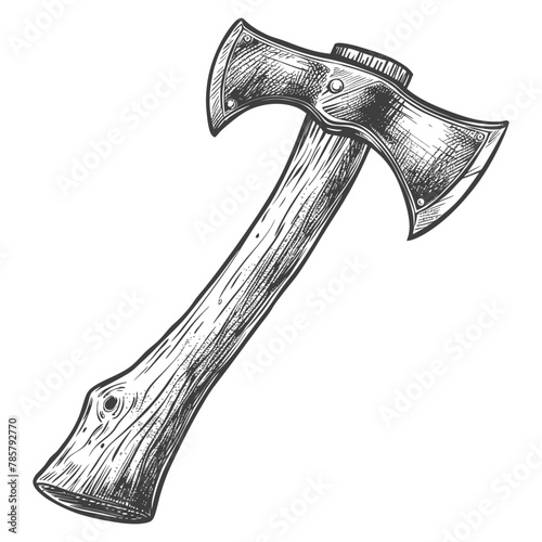ax images using Old engraving style body black color only