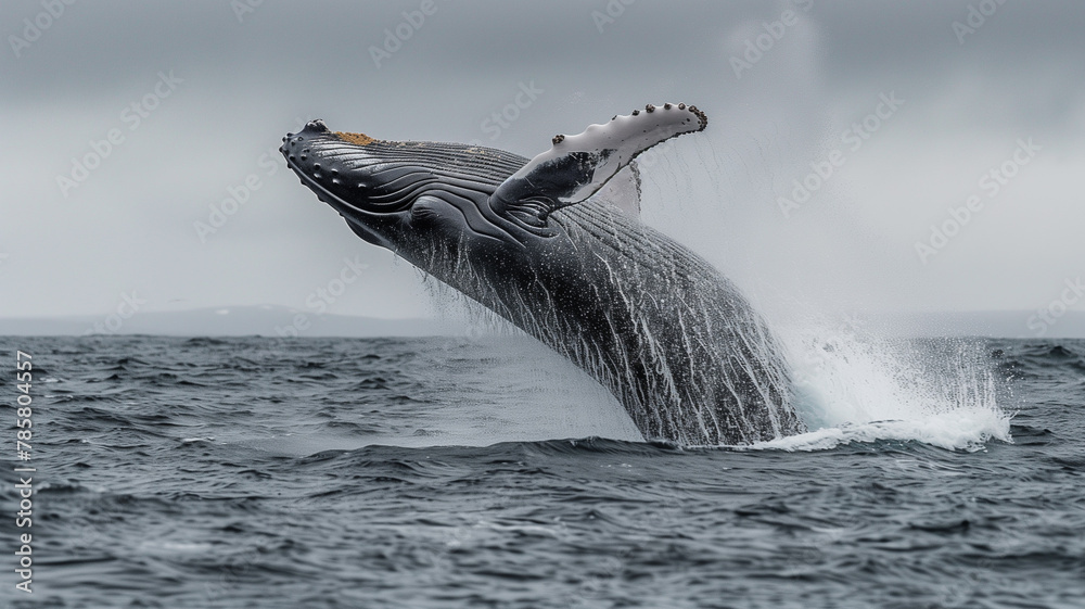 Fototapeta premium Humpback Whale Breaching