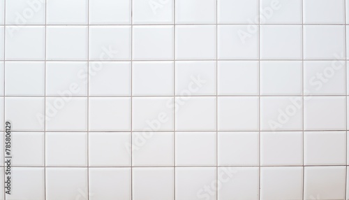 white tile wall