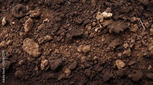 fertile clay soil background photo