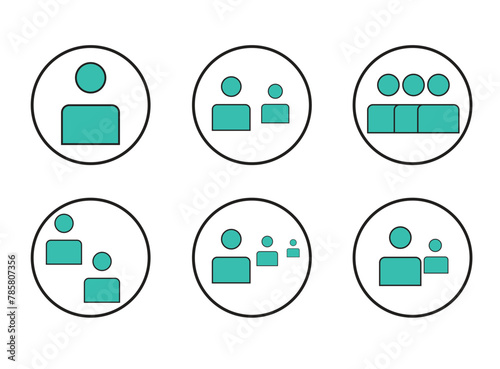 Browse user icon set color styles