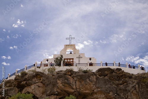 iglesia del Santo Madero en el pueblo magico de Parras de la Fuente, Coahuila, Mexico photo