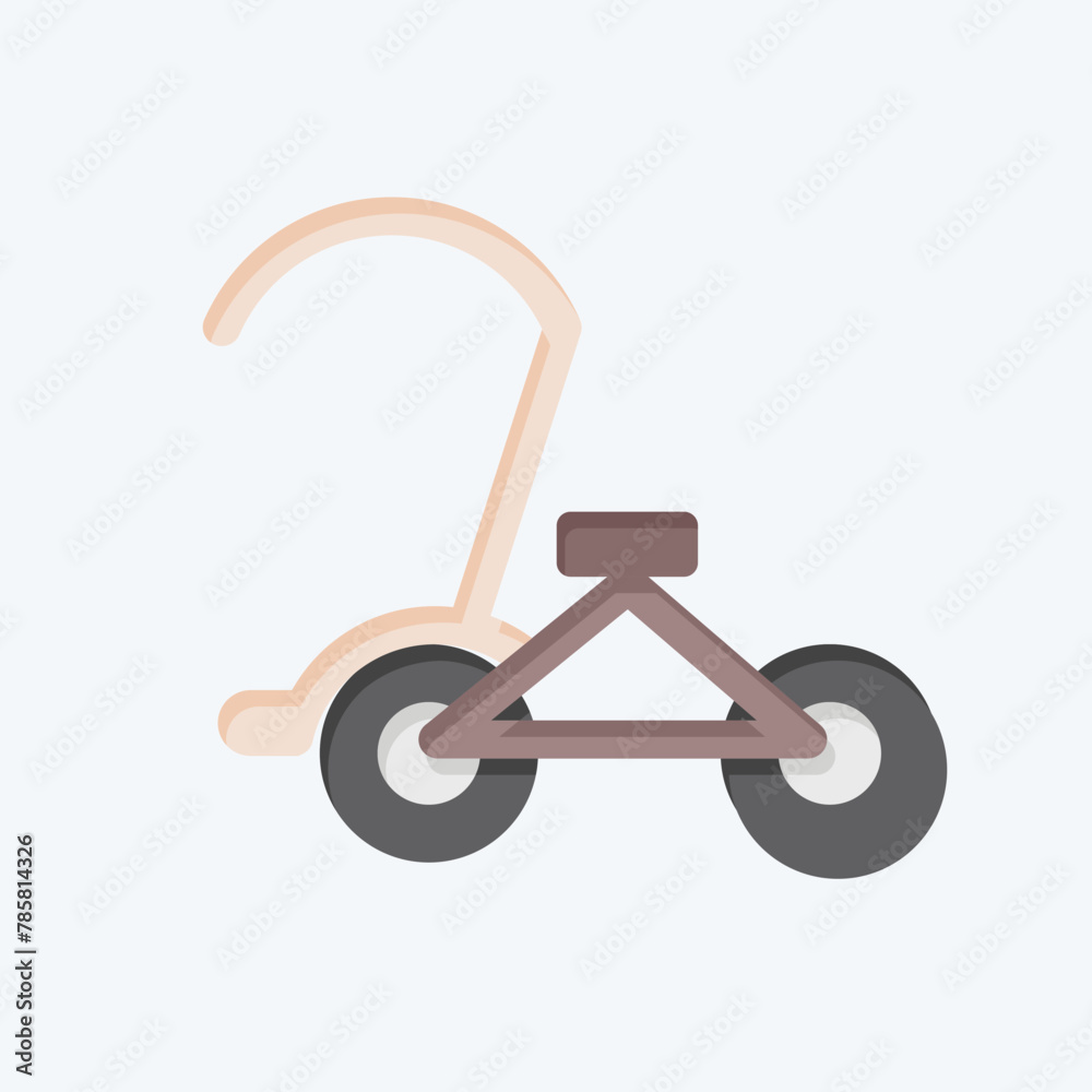Icon Cycle. related to Cambodia symbol. flat style. simple design editable. simple illustration
