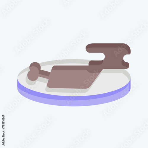 Icon Ragu Sach Moan. related to Cambodia symbol. flat style. simple design editable. simple illustration