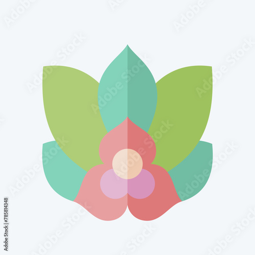 Icon Rumdul. related to Cambodia symbol. flat style. simple design editable. simple illustration