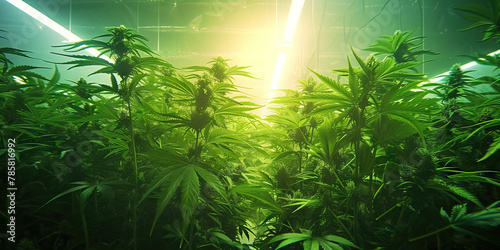 Hydroponic Cannabis: Marijuana Plants Grown in a Hydroponic System for Efficient Growth