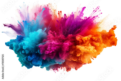Creativity unleashed in a colorful explosion.
