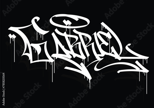 GABRIEL word graffiti tag style