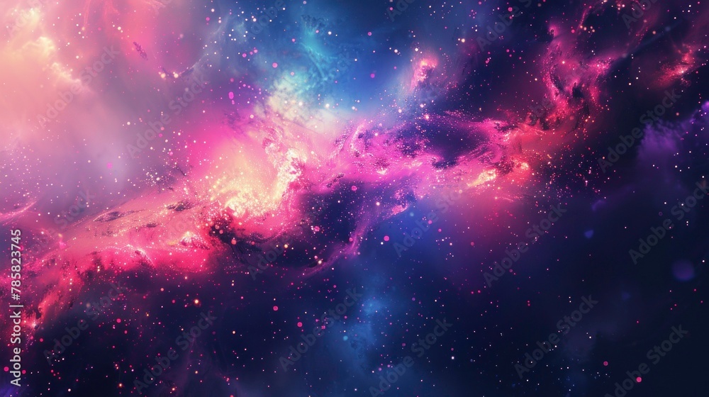 Fototapeta premium Abstract background modern and futuristic full color