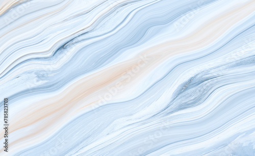 Marble rock texture blue ink pattern liquid swirl paint white dark that is Illustration background for do ceramic counter tile silver gray that is abstract waves skin wall luxurious art ideas concept. photo