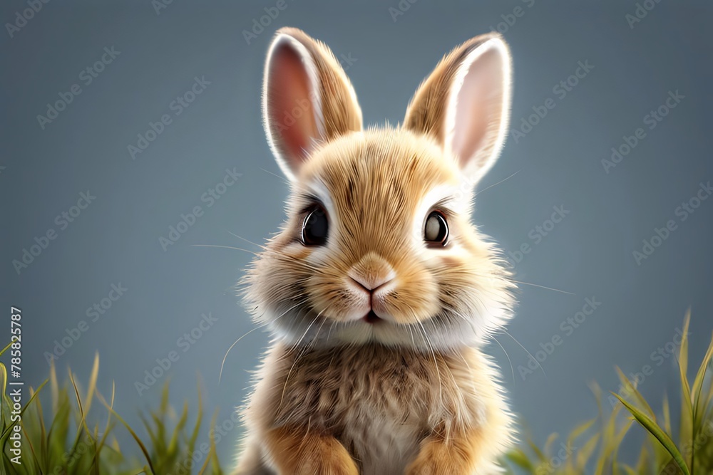 The rabbit staring ahead, Generative AI The rabbit staring ahead, Generative AI
