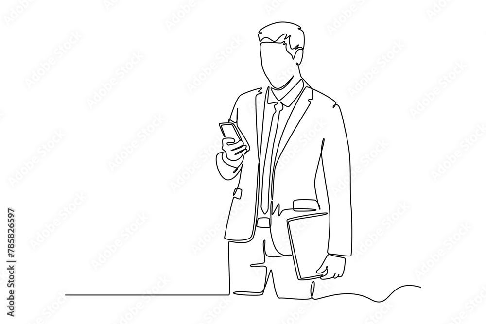 Continuous one line drawing People holding, using mobile phones concept. Doodle vector illustration. Continuous one line drawing People holding, using mobile phones concept. Doodle vector illustration.