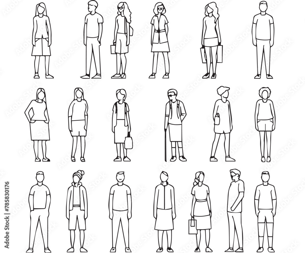 people in poses people in poses