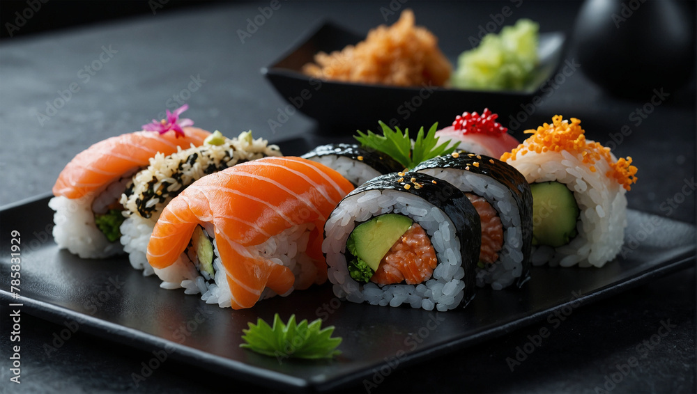 Image of authentic Japanese sushi 55 Image of authentic Japanese sushi 55