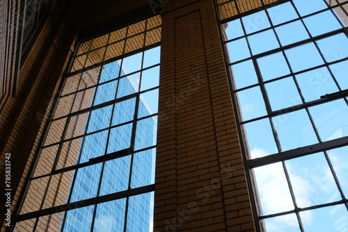 tall industrial windows