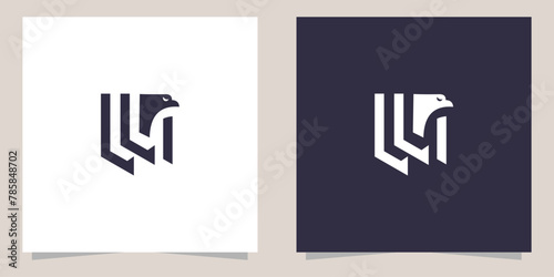 eagle logo design vector